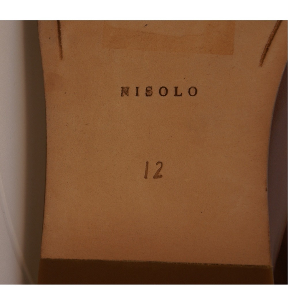 Nisolo Alejandro Slip On Loafers Mens 12 Brandy Brown Leather Made in Mexico - Picture 8 of 12